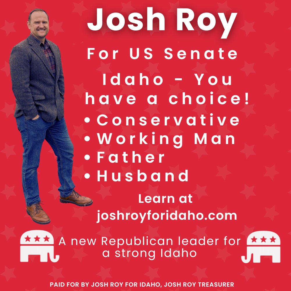 JoshRoyIdaho's tweet photo. Idaho - You have a choice for US Senate this Year!