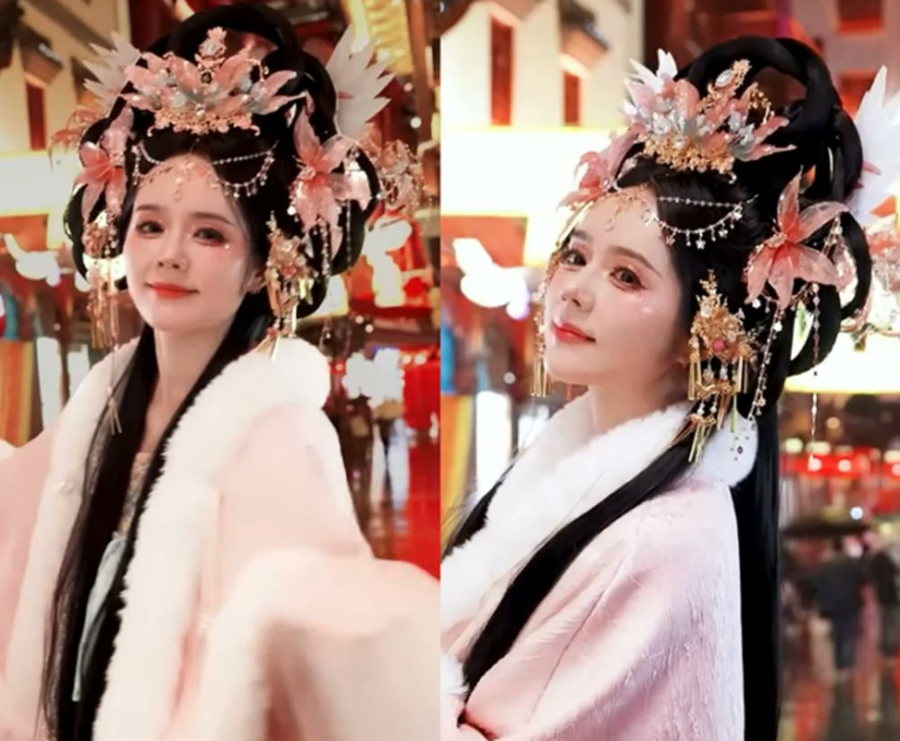 Kent_Updates's tweet image. Han Ga In stuns with a bold “Wanghong” makeup look in Shanghai.

#HanGaIn