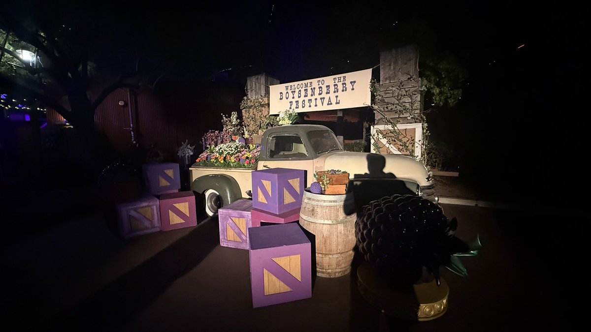 ParksAndCons's tweet image. Boysenberry Lane returns with a variety of food booths, games, and artists #BoysenberryFestival