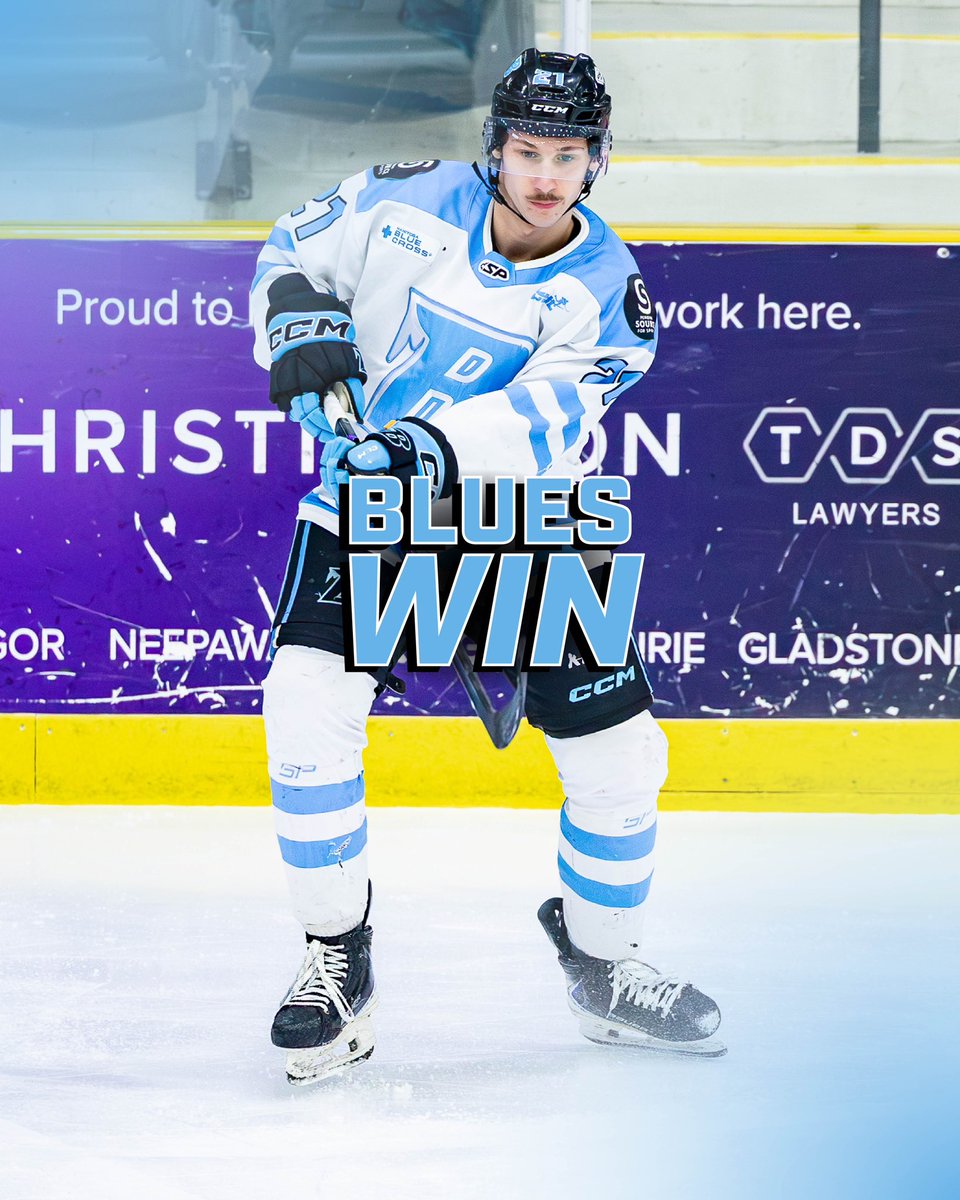 BluesWpg's tweet photo. Blues Win! Blues Win! Blues with another comeback win in Swan River, as the Blues find back to back wins!

#NewEra #LetsGoBlues 
📸 Kalee Haasbeek https://t.co/g3EXGoZpsy