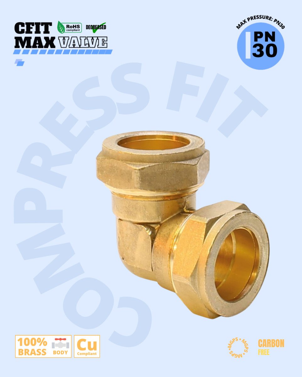 CFITMAX188003's tweet image. Direct pipeline flow efficiently with Compression Elbow Fittings, engineered for secure connections and long-lasting performance.

cfitmax.com/products/compr…

#CompressionElbow #CompressionFittings #PipeConnections #HVAC #Plumbing