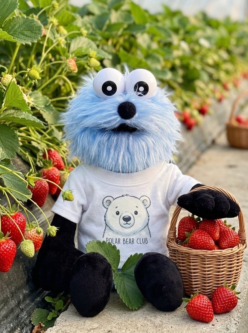 いちごがいっぱい🍓
ふわわあっ🎶

#パペットスンスン #スンスン #スン活