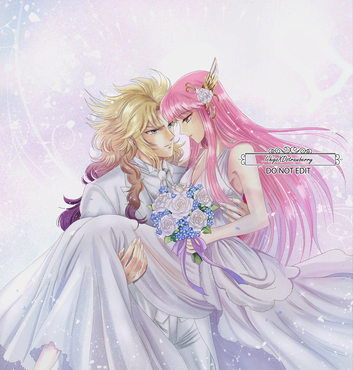 IchigoXDstrawbe's tweet photo. Happy White Day 🤍
サガ沙

inspired by the art of Chimaki Kuori in her manga Saintia Sho
#ホコイトデー https://t.co/QC6DiMkTeK