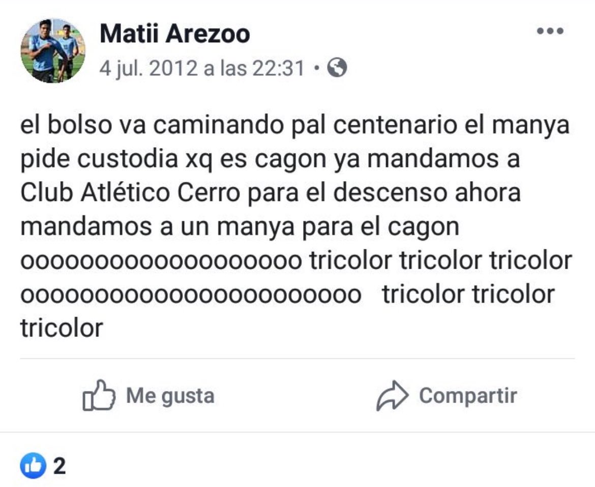 elbolsootecoje's tweet photo. Miren al ídolo de ellos actual que ponía https://t.co/A5MGehi4Zd