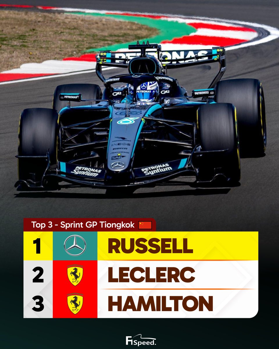 🚨 TERKINI - GEORGE RUSSELL MENANG SPRINT GP TIONGKOK!