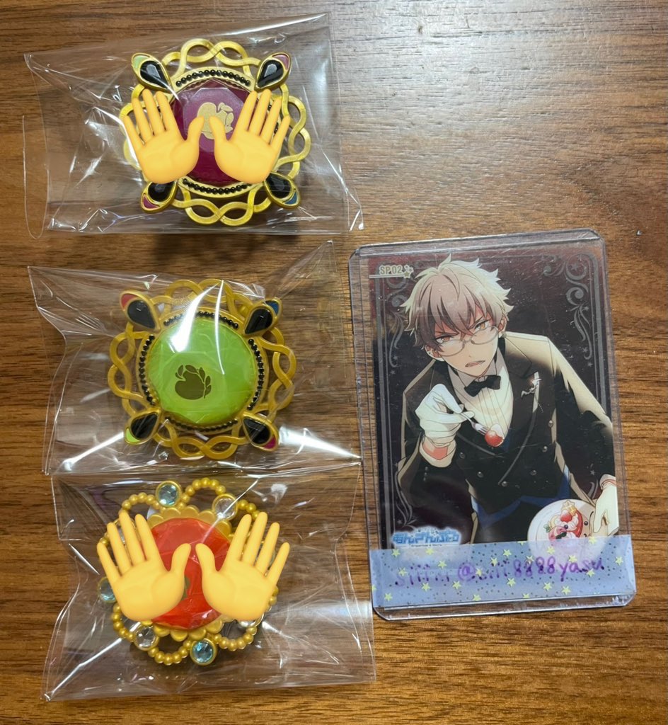 siii8888yasu's tweet photo. 【交換•譲渡】あんスタ スタライ 10th スフィアライト リンライ リングライト 16日幕張手渡し

譲)◆日和、◆燐音、エス(？)2、◎颯馬

求)薫1>つむぎ、晃牙 or定価(＋送料)→ https://t.co/oFUxoDeDCR