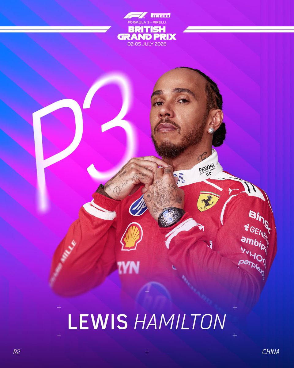 SilverstoneUK's tweet photo. LEWIS HAMILTON TAKES P3 IN THE FIRST SPRINT OF THE SEASON💪

#ChineseGP https://t.co/HcLnZehS1s