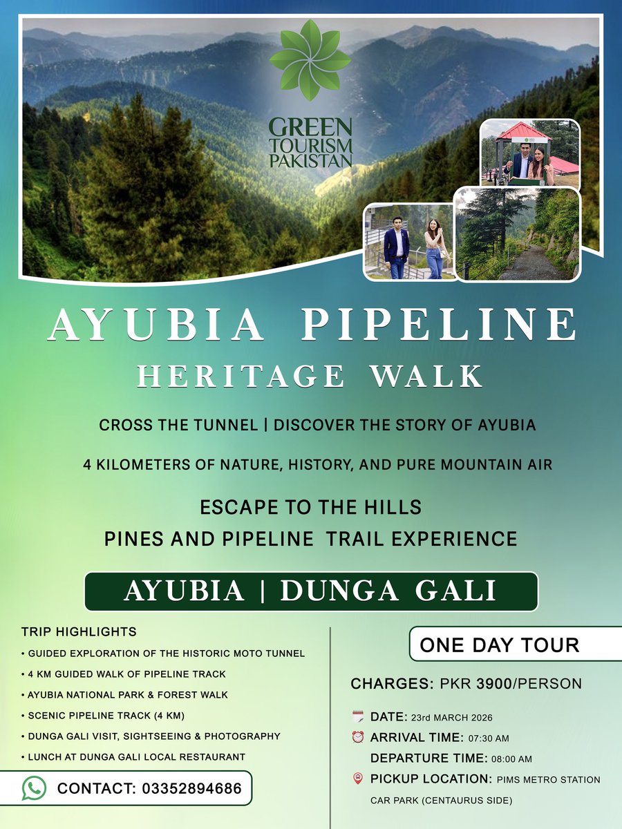 DScotistani's tweet photo. Escape to the hills....Step onto the 4 km Ayubia Pipeline Track, pass through the Moto Tunnel &amp; reconnect with nature on a refreshing outdoor adventure.... https://t.co/UkaeZV1DEO