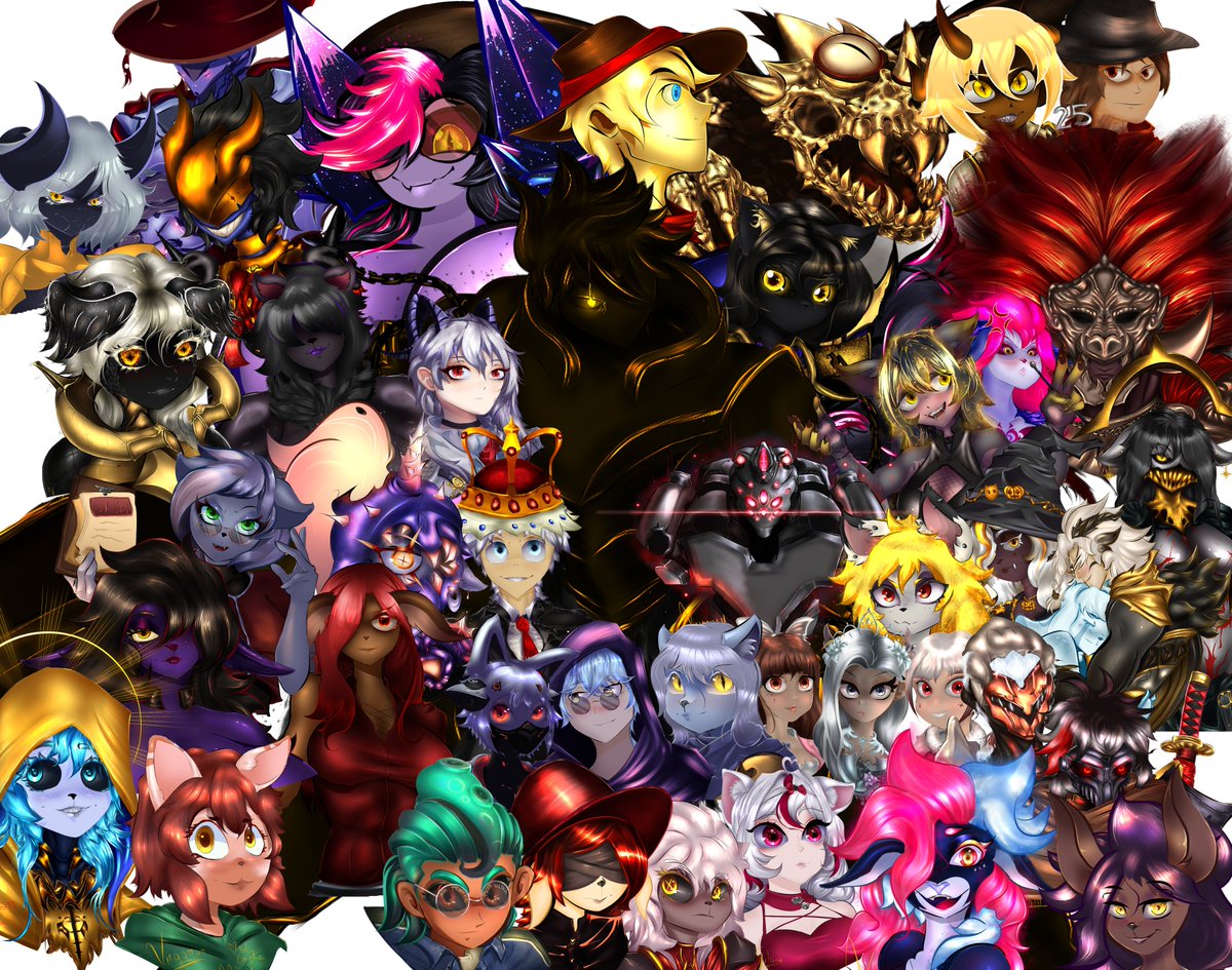 Ya pronto podré usar el mural para banner de twitch.
Creo que realmente está quedando bien bonito.
En esta imagen aparecen:
<a href="/CroulerTCG/">Crouler</a>  <a href="/MiluMeh/">Milu in Love</a> <a href="/leamsi37/">Ismael</a> <a href="/dhairios/">drarios</a>  y muchos más!!
#Art