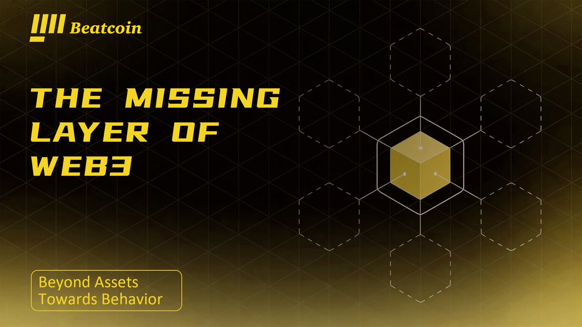 While Web3 has mastered the decentralization of assets, it has neglected the layer of human intent. 

Beatcoin introduces the Behavioral Coordination Layer, transforming ephemeral on-chain actions into permanent, quantifiable value. 

We aren't just recording transactions; we are