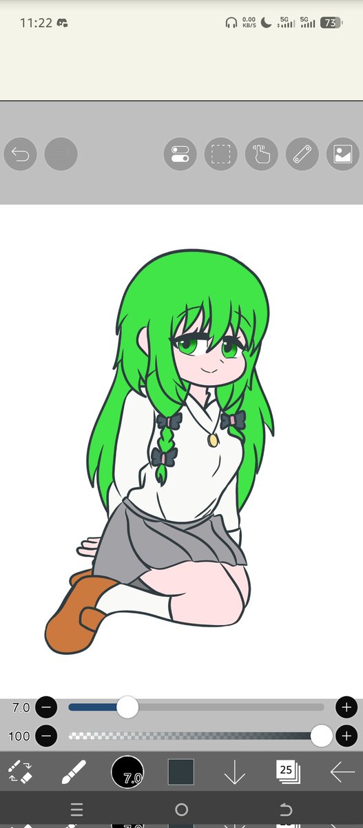 Done redraw
Now more like Harumi lesgooo

Yes, something shrunk lol