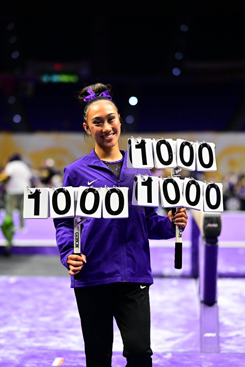LSU Gymnastics tweet media