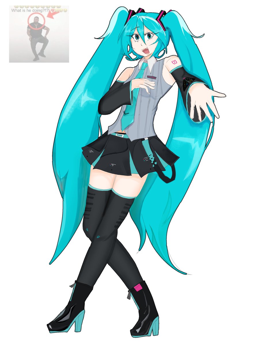 V6 Miku in my style!! imo she looks beautiful in her new design idc what y'all say 🥹🥹

#hatsunemiku #vocaloid