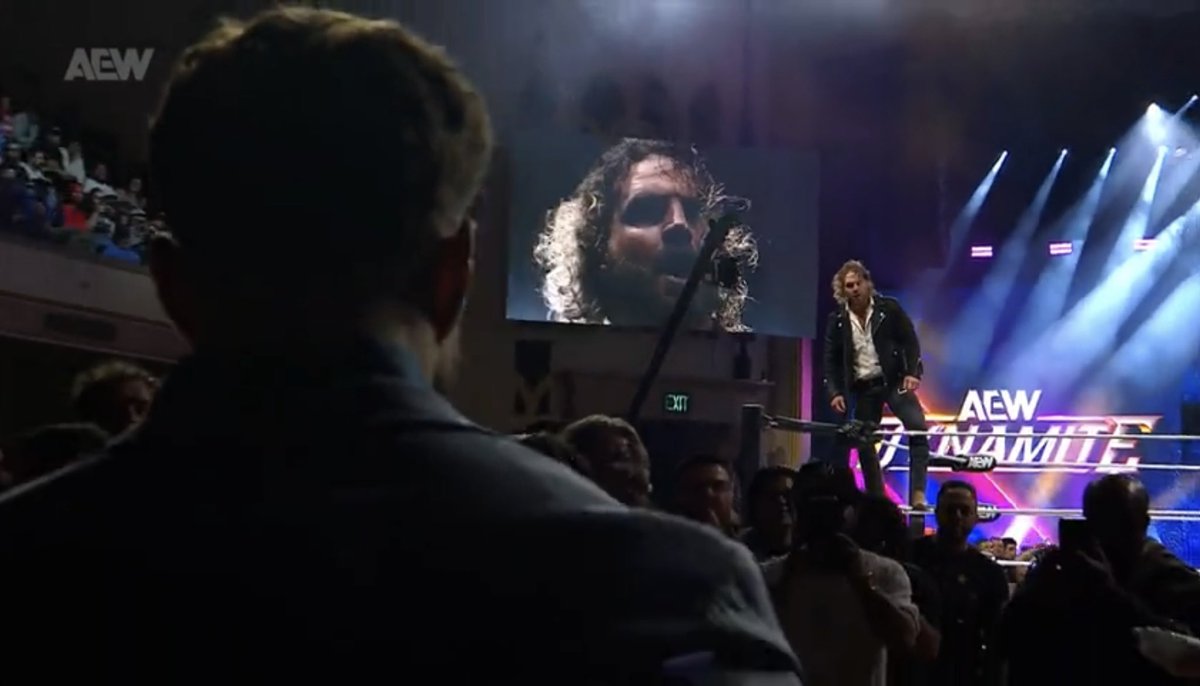 imnotrelyhere's tweet photo. i hope they do the right thing. the world championship is nothing without hangman..
#aewrevolution https://t.co/8ltzH7tvz6