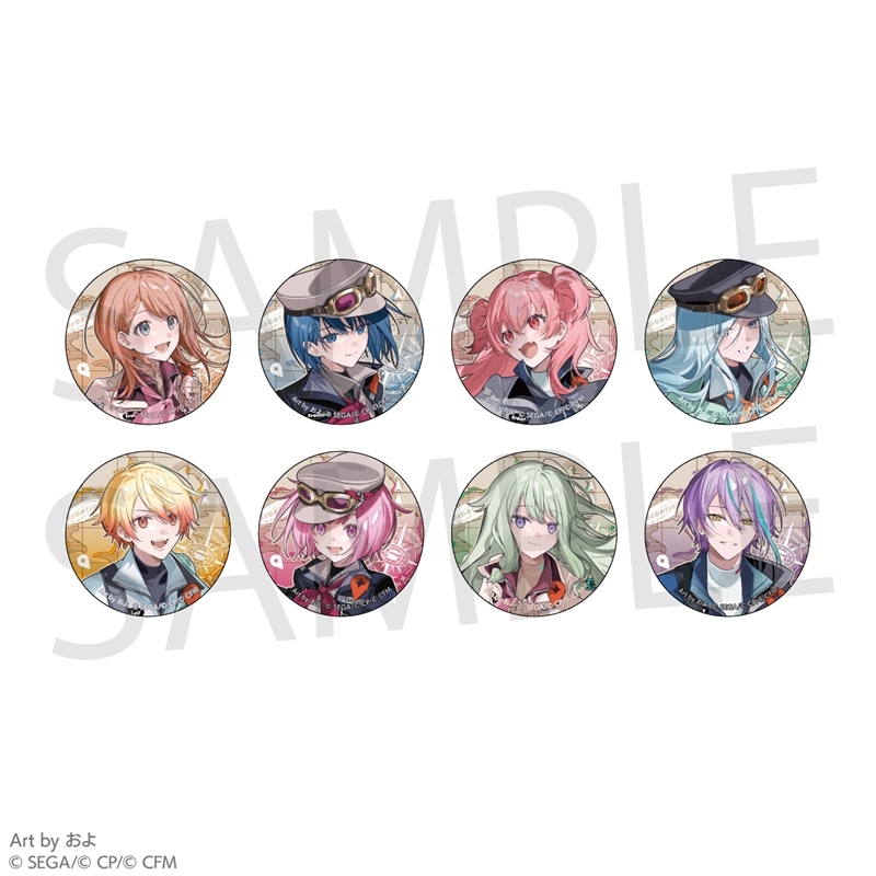 巡音ルカ プロセカ セカライ 5th Frontier メタリック缶バッジA 【公式