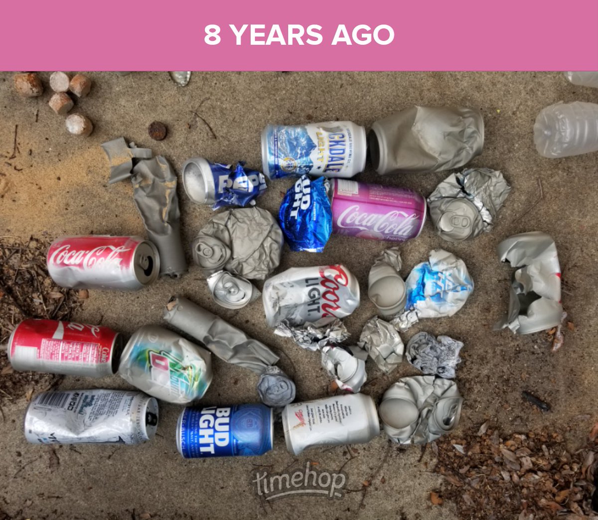 saunieindiego's tweet image. This was just the aluminum can part of my litter pick up at #Glamis that trip. Aluminum is infinitely recyclable. I wish more people would #recycle