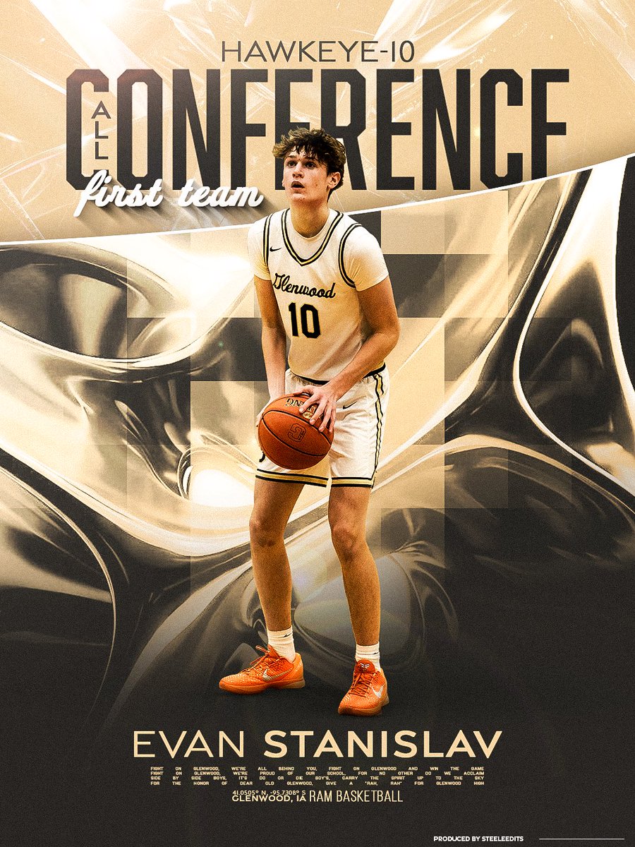 Congratulations to <a href="/GlenwoodBBB/">Glenwood BBB</a>’s Evan Stanislav who was selected to the Boy’s Basketball H-10 All Conference 1st Team!