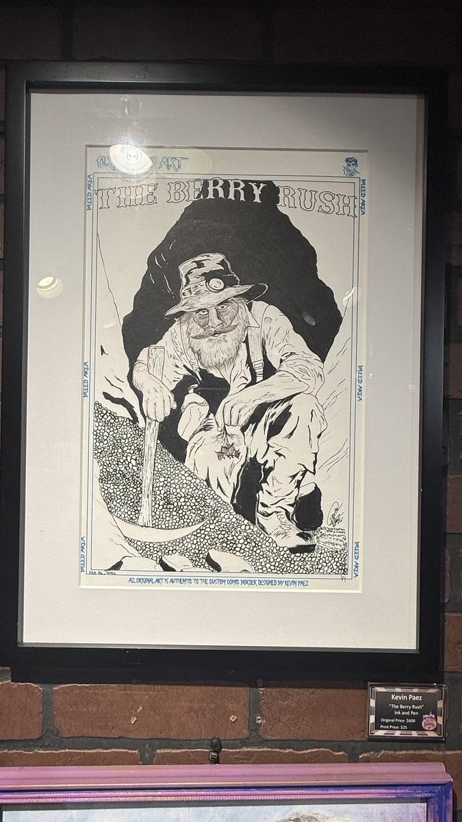 ParksAndCons's tweet image. Another year of original art hits the walls of the Factory Store. Many returning artists join a new crop of first timers. Prints and originals available for most. #BoysenberryFestival