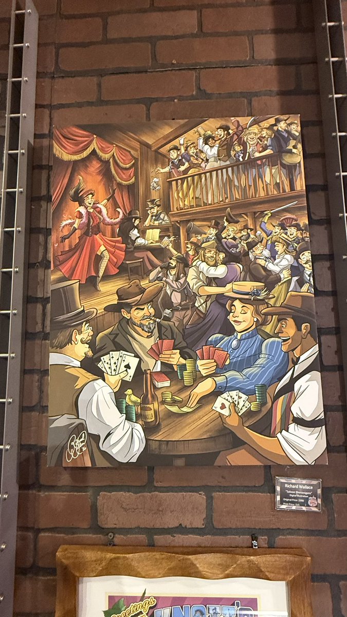 ParksAndCons's tweet image. Another year of original art hits the walls of the Factory Store. Many returning artists join a new crop of first timers. Prints and originals available for most. #BoysenberryFestival