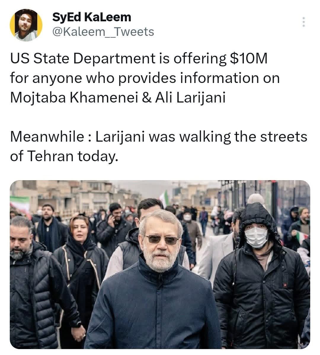 Matizazay22's tweet photo. @realDonaldTrump  @elonmusk 
#iran 
@Khamenei_fa ❤️🫡 https://t.co/tMu7sCPKUr
