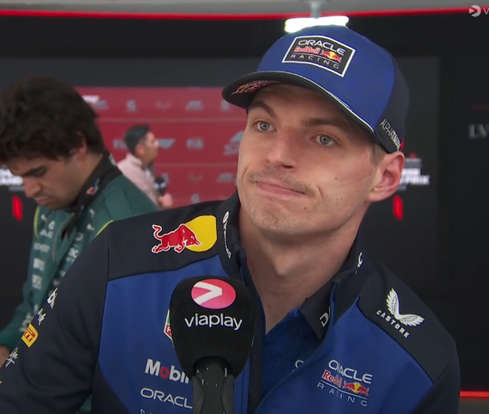 Max: "We had no balance, no grip, tyres were totally fucked.. Yep."