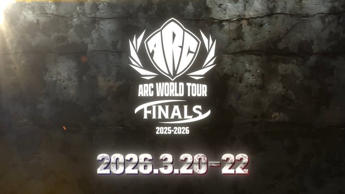 ASWesports's tweet photo. ARC WORLD TOUR 2025-2026 - Finalists Trailer is out now!

https://t.co/sBU4Tkg5yK

#AWT25_26 is finally happening this weekend! Who will be crowned the world champion this year?

Let’s show our support for the players who have poured their hearts into reaching this stage—whether you're joining us in person or watching the stream!

いよいよ今週末開催となる #AWT25_26 今年の世界の頂点に立つのは果たして誰になるのか！
この舞台に向けて努力を重ねた選手たちに現地観戦、配信視聴でぜひ声援を送って下さい！
#GBVSR #GGST #UNI2 #AWTFINALS