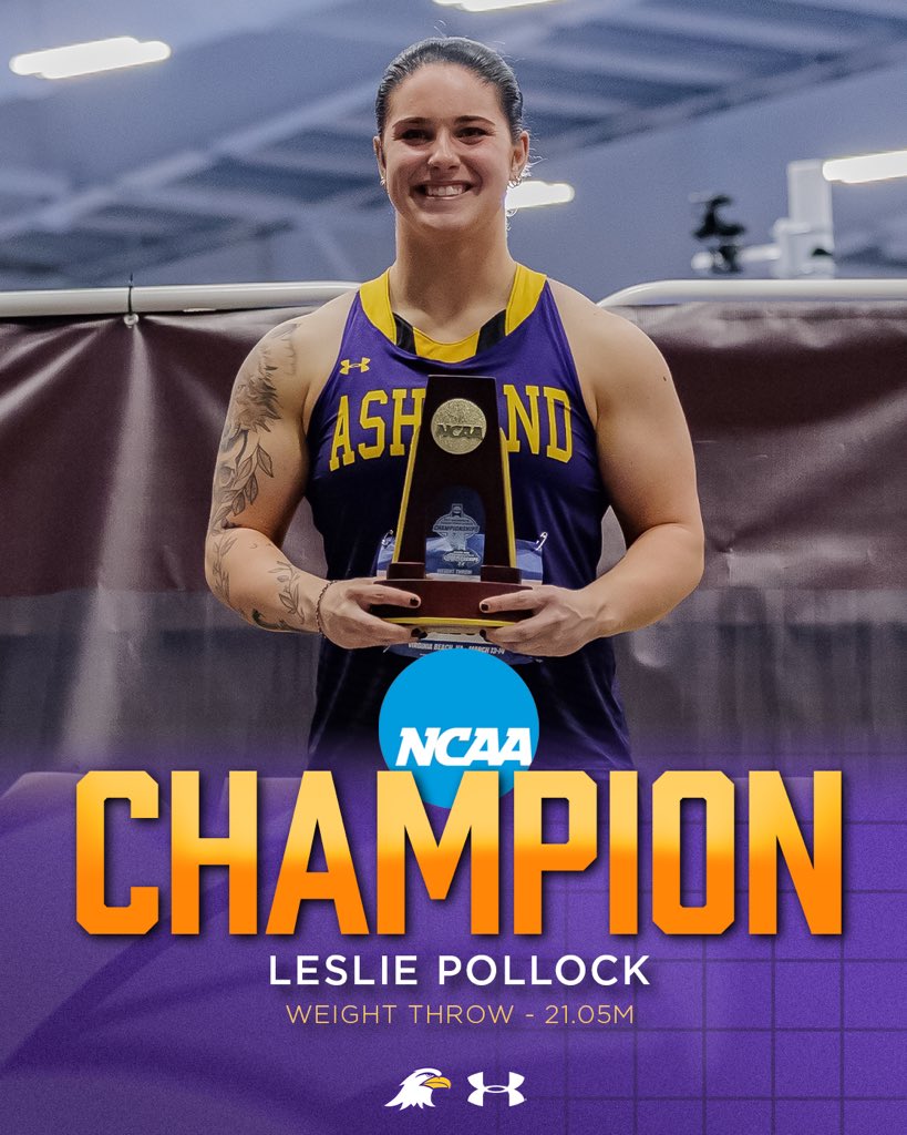 ashlandeagles_'s tweet photo. Leslie Pollock is a NATIONAL CHAMPION! https://t.co/6meFfdJG0x
