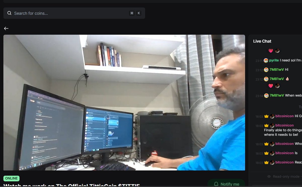 Dev is live on Pump.fun