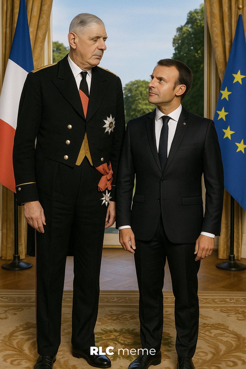 RLC_officiel's tweet photo. Macron vend la France mais veut acheter le gaullisme.
Ses deux quinquennats sont résumés dans cette action.
#ReprenonsLeControle https://t.co/Hu7Nq2jX6A