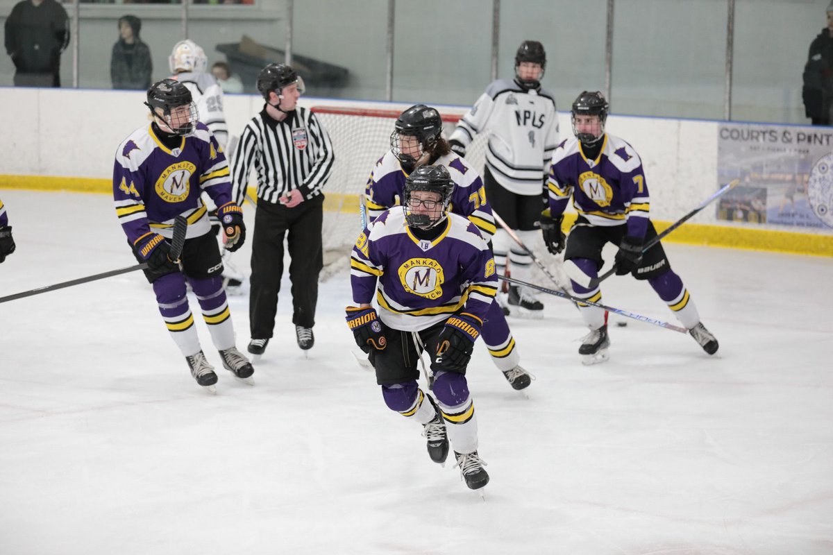 YouthHockeyHub's tweet photo. Bantam A State
Quarterfinal

FINAL
Mankato > Minneapolis (3-1)

MANK: Gorman, Desutter, Hansen
MPLS: Stuerman

The Mankato Mavericks advance to the semifinals! https://t.co/5Y7Rm46QYl