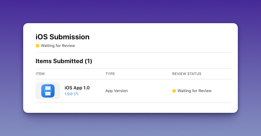 An idea at the restaurant became an app. Let's see if it goes through review.