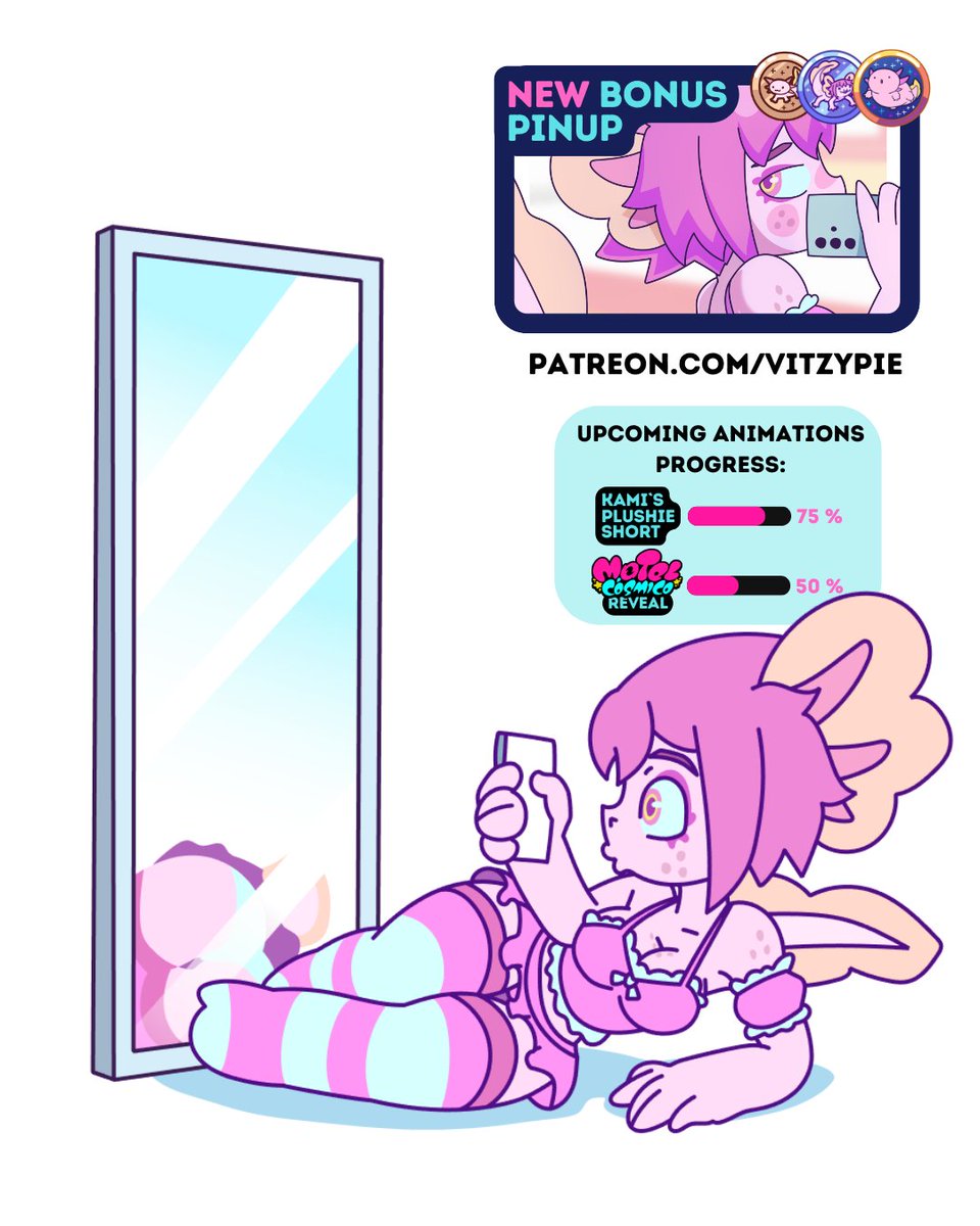 Thank you for your support! A new animation is coming out soon ♥️🐟
patreon.com/vitzypie