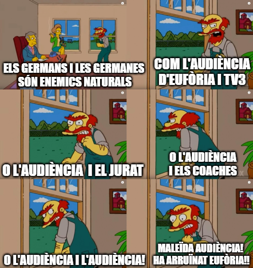 POV: veus com a algú li sembla fatal com has votat perquè maleït sigui que tinguis gust propi i no el seu #Eufòria3Cat #Euforia3Cat