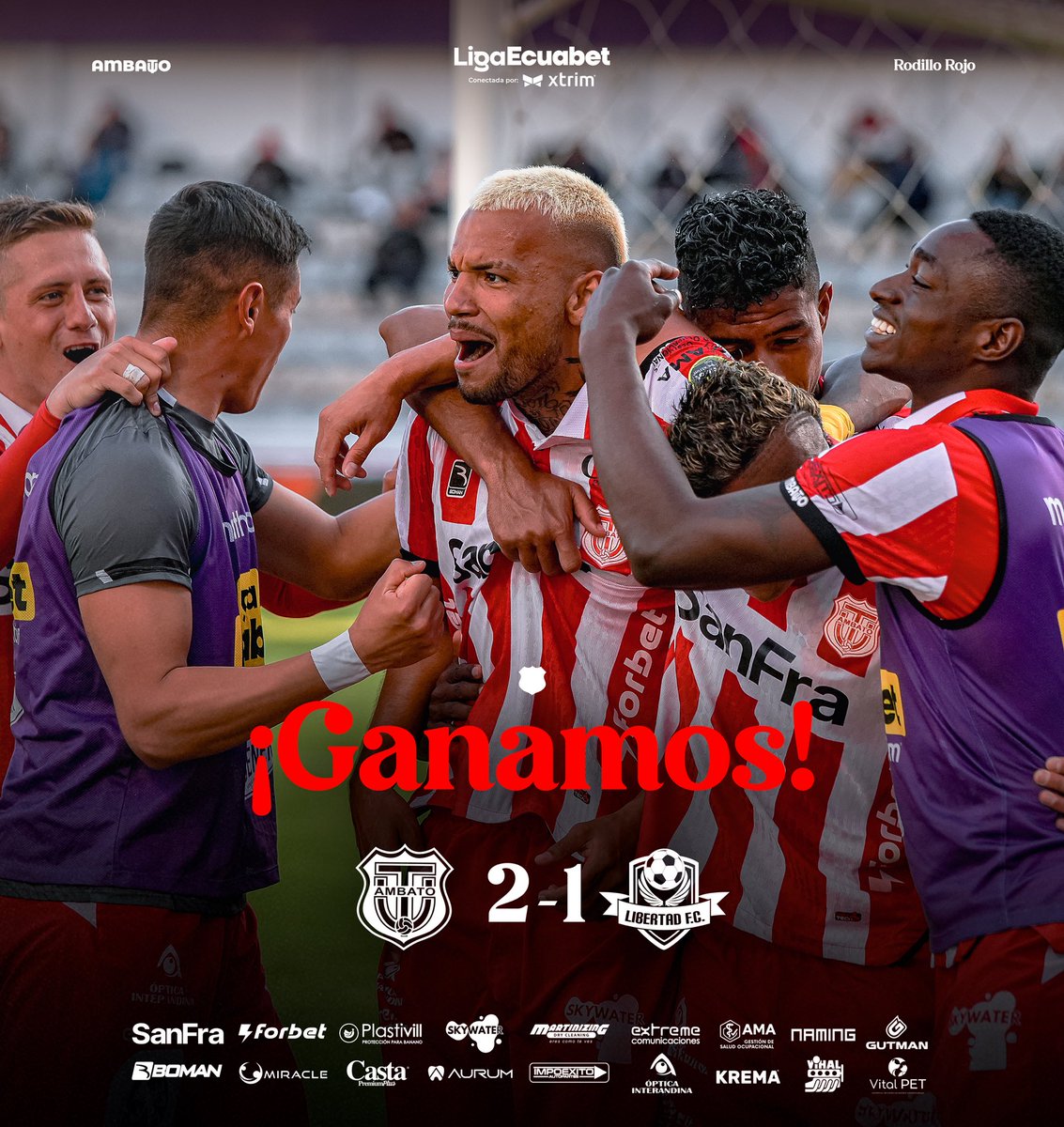 TecnicoUOficial's tweet image. 🔥¡𝐆𝐀𝐍𝐀𝐀𝐀𝐀𝐌𝐌𝐌𝐎𝐎𝐎𝐎𝐒𝐒𝐒𝐒!🔴⚪️🔴

⏱️ 90+7'– 𝙁𝙞𝙣𝙖𝙡 𝙙𝙚𝙡 𝙥𝙖𝙧𝙩𝙞𝙙𝙤, 𝙫𝙖𝙢𝙤𝙨 #𝘼𝙡𝙗𝙞𝙧𝙧𝙤𝙟𝙤𝙨, 𝙜𝙧𝙖𝙣 𝙫𝙞𝙘𝙩𝙤𝙧𝙞𝙖 𝙚𝙣 𝘽𝙚𝙡𝙡𝙖𝙫𝙞𝙨𝙩𝙖 𝙙𝙚𝙡 #𝙍𝙤𝙙𝙞𝙡𝙡𝙤 💪🏻⚔️ 🙌🏻

#TécnicoPresente