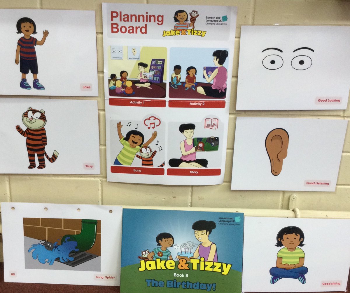 LeighPrimary's tweet photo. Nursery children were very excited and enjoyed all the different activities this week during ‘Early Talk Boost’. We shared our new story and new song and joined in with our character Jake’s birthday celebration. @voice21oracy #Earlytalkboost #memorymakers #lifelonglearners https://t.co/3jApANuDM8