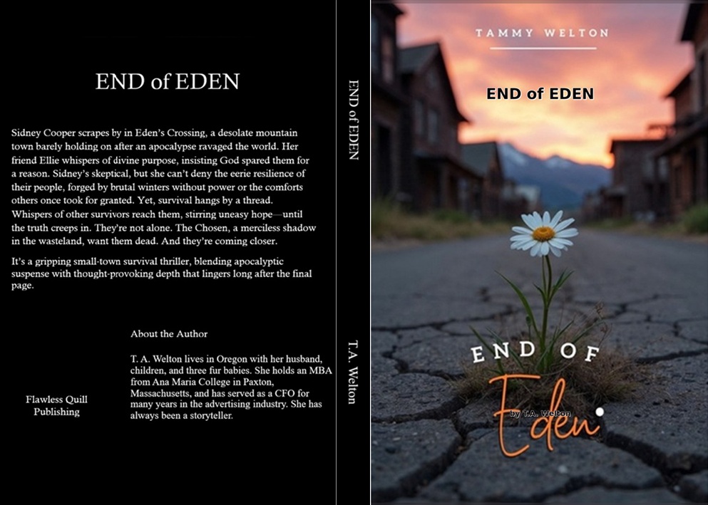 ta_welton's tweet photo. End of Eden
It’s a gripping small-town survival thriller, blending apocalyptic suspense with thought-provoking depth that lingers long after the final page.
https://t.co/WoyWhhYUhR
#thrillers #suspense #mystery #armageddon #audiobook https://t.co/jIMgSvmv3Y