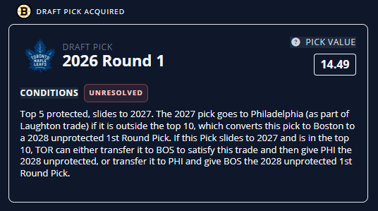PeteBlackburn's tweet photo. @nordz_19 @BoltsBreakdown depends, TOR may have final say https://t.co/e2WeahY7tC