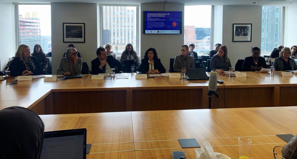 TC_BMDT's tweet image. 🇹🇷 as the COP31 President co-hosted "Action on Gender Equality and Climate Change: The Belem Gender Action Plan" event with @AustraliaUN🇦🇺 COP31 President of Negotiations and COP30 President 🇧🇷during #CSW and underscored that women should be at the forefront of climate action.