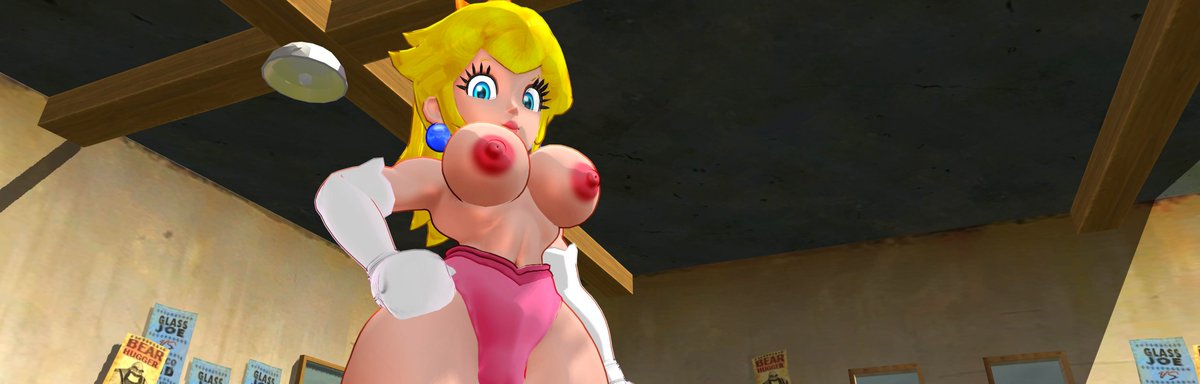 Doyle445's tweet photo. Just a topless Peach watching over you after you've been knocked down. Nothin' big^^ https://t.co/fLQVuTweu5