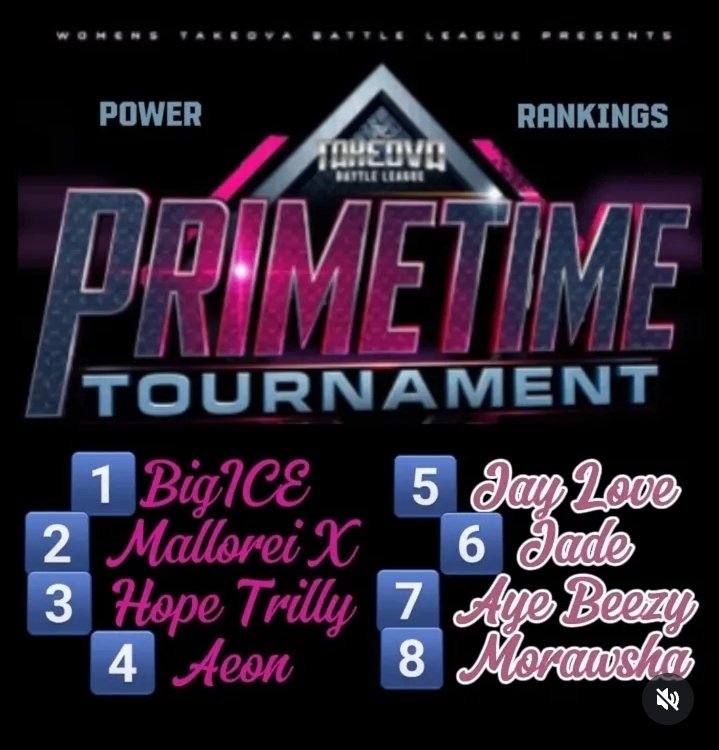 thescoreboardBR's tweet image. #Thescoreboard 's Current #WTBL #Primetime POWER RANKINGS
1️⃣BigICE — 90.95
2️⃣ Mallorei X — 90.915
3️⃣ Hope Trilly — 90.8
4️⃣ Aeon — 90.18
5️⃣ Jay Love — 89.315
6️⃣ Jade — 87.85
7️⃣ Aye Beezy — 83.73
8️⃣ Morawsha — 76.45

Who do you have moving on to the next round??  #keepscore
