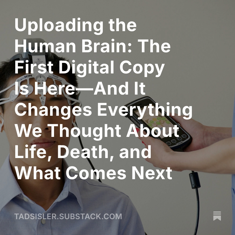 TadSislerOne's tweet photo. Is there really a future in which we can preserve all of our brain's information?  My father was an outstanding physician, with extraordinary skills honed over a 60-year career.  Imagine saving his knowledge to use and improve even more upon!  READ MORE:

https://t.co/P5Ii05Ynb4

#BrainHealth #Brain
