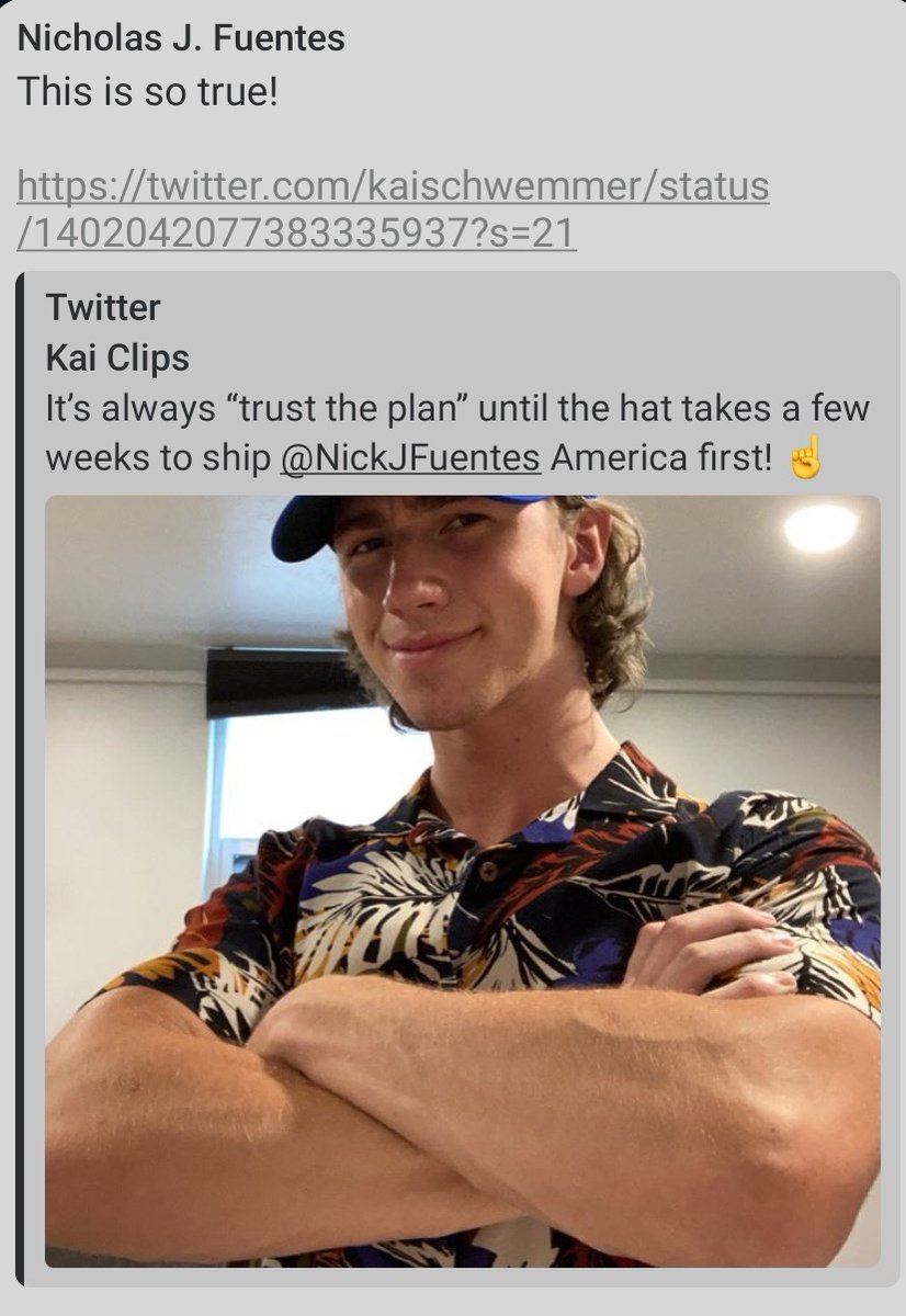 AFCryptid's tweet photo. Saying you're "not a groyper" after streaming on Nick's website for years and going to practically all his events is so patently stupid it can only be explained as cowardice.

Best of luck continuing to ride Doyle's coattails. https://t.co/2Jb243mWAF