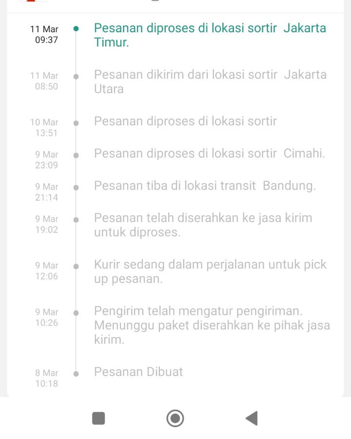 nrmans's tweet photo. Tolong ini udah stuck 3 hari di sortir plis gimana @anteraja_id @AnterajaCare https://t.co/MSomaA3BpH
