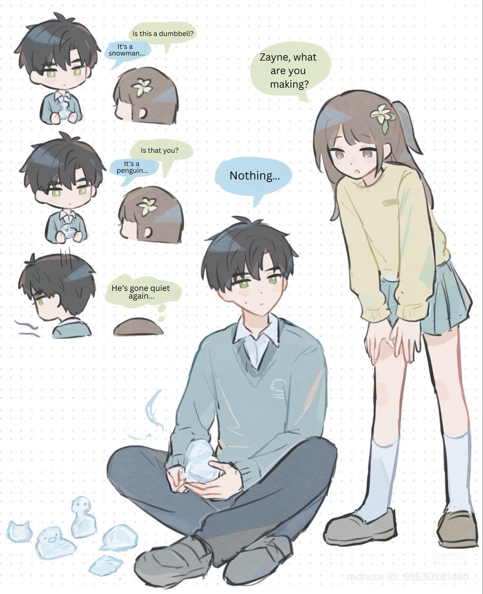 Little zayne working on his ice molding skills cause mc can’t tell what he is making 😭 

cr: xhslink.com/o/5QXaZwSp7sb 
[authorized repost and translation] #zaynefanart