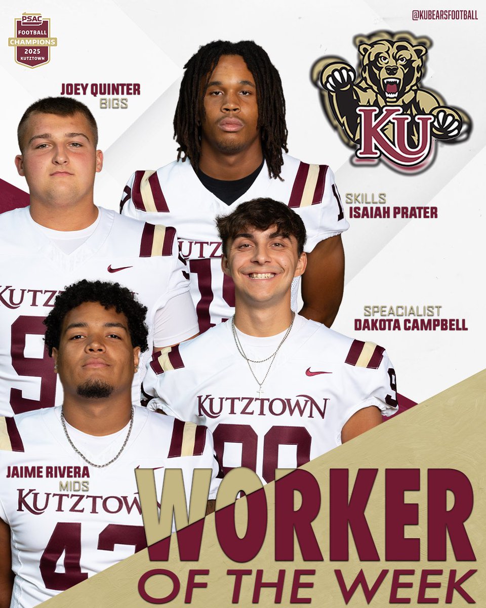 Kutztown Football 🐻 tweet media