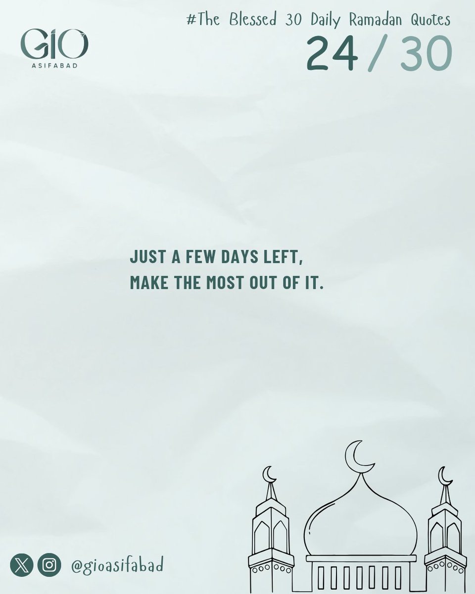 The most valuable days of the year are here.
Don't waste a single one —
Your dua can change everything tonight.
Make the most of it! ❤️