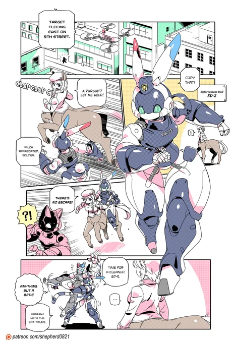 Modern MoGal #409 - Busted! 🐰🚔🐎

#modernmogal 