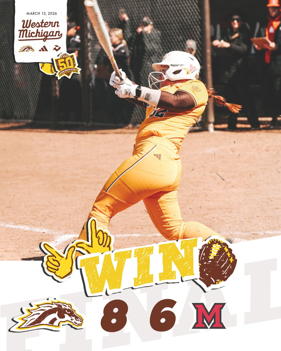 Western Michigan Softball tweet media