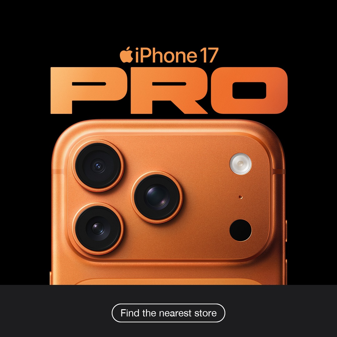 iNigerialegit's tweet photo. iPhone 17 Pro. The most powerful iPhone ever.

Brilliant 6.3-inch display,* aluminum unibody design, A19 Pro chip, all 48MP rear cameras, and breakthrough battery life.