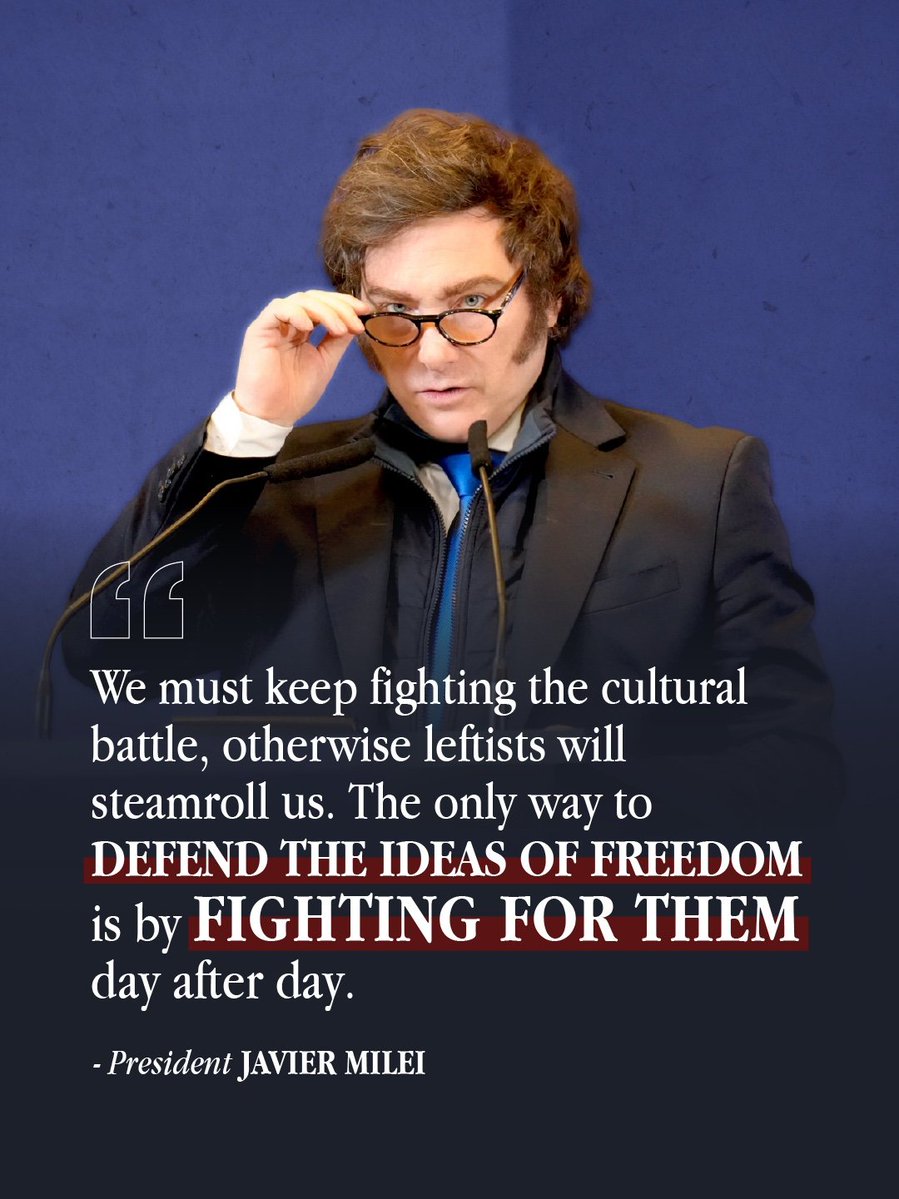 Milei in English - Official Account tweet media